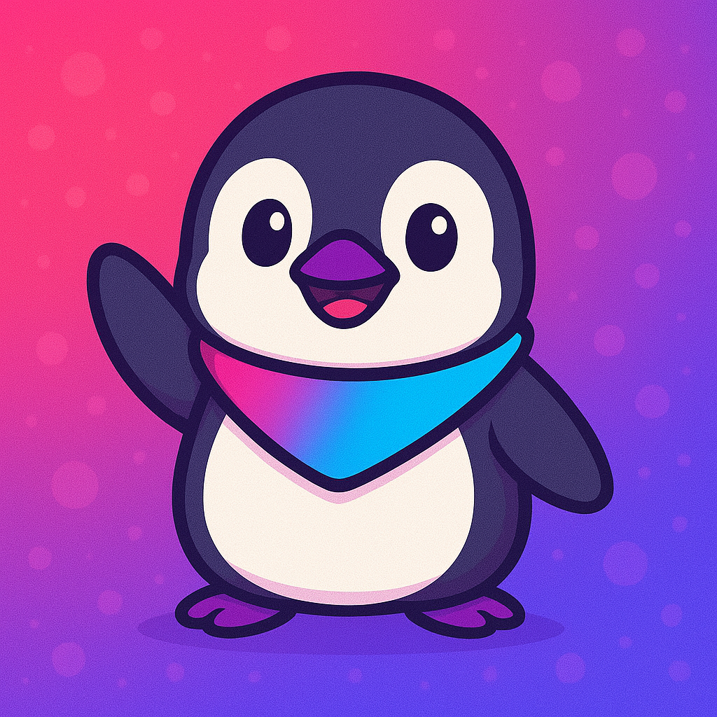 Pip celebrating with friends